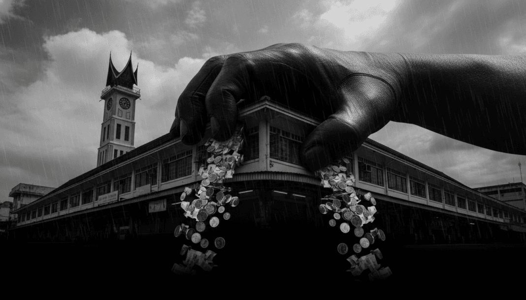 Aroma Busuk Mafia Sewa di Pasar Atas Bukittinggi: Aset Negara Jadi Bancakan, Rp24 Miliar Melayang!
