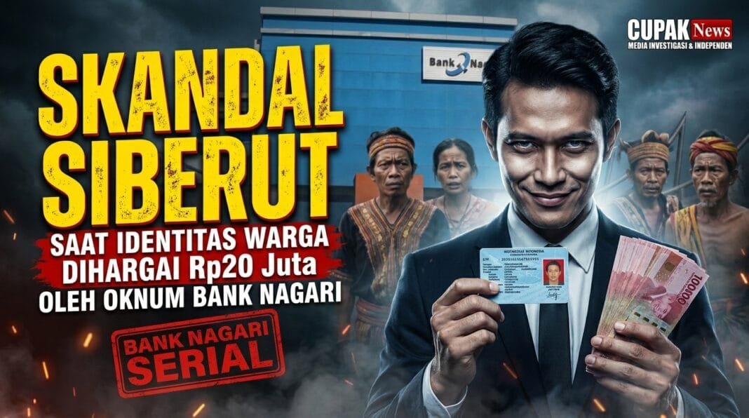 Skandal Siberut: Saat Identitas Warga Dihargai Rp20 Juta oleh Oknum Bank Nagari