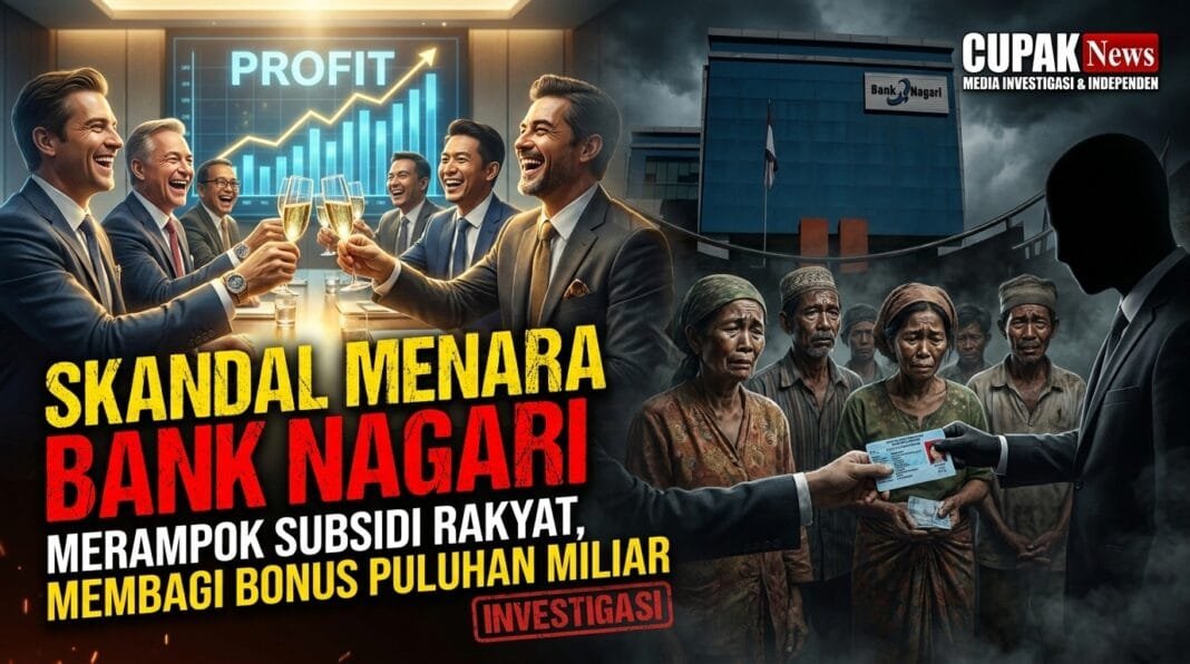 Skandal Menara Bank Nagari: Merampok Subsidi Rakyat, Membagi Bonus Puluhan Miliar