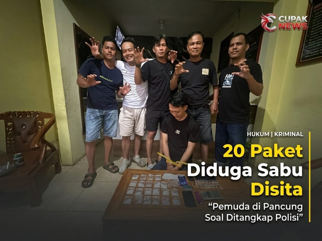 20-paket-diduga-sabu-pancung-soal-pemuda-ditangkap-polisi 20 paket diduga sabu Pancung Soal