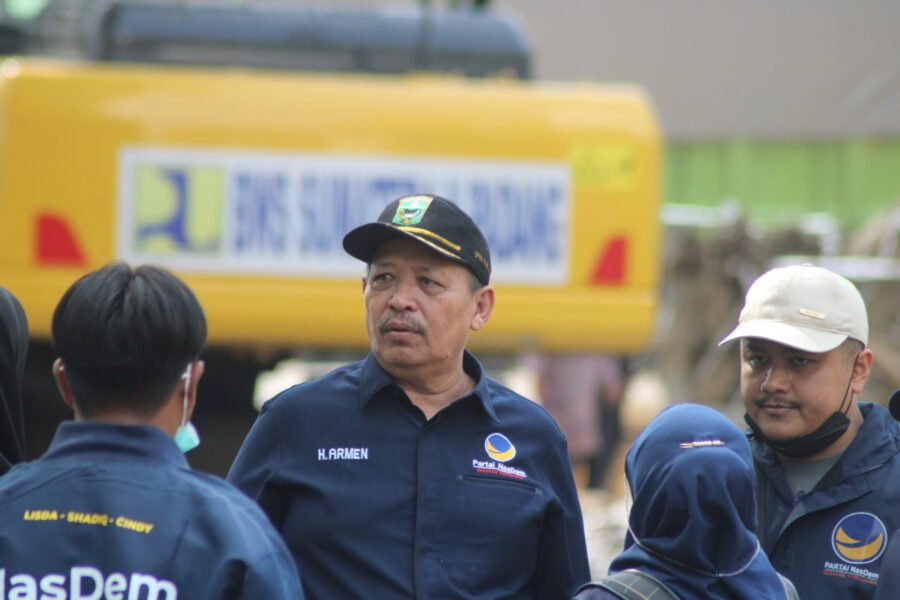 Armen Plani memantau penanganan galodo di Kabupaten Solok