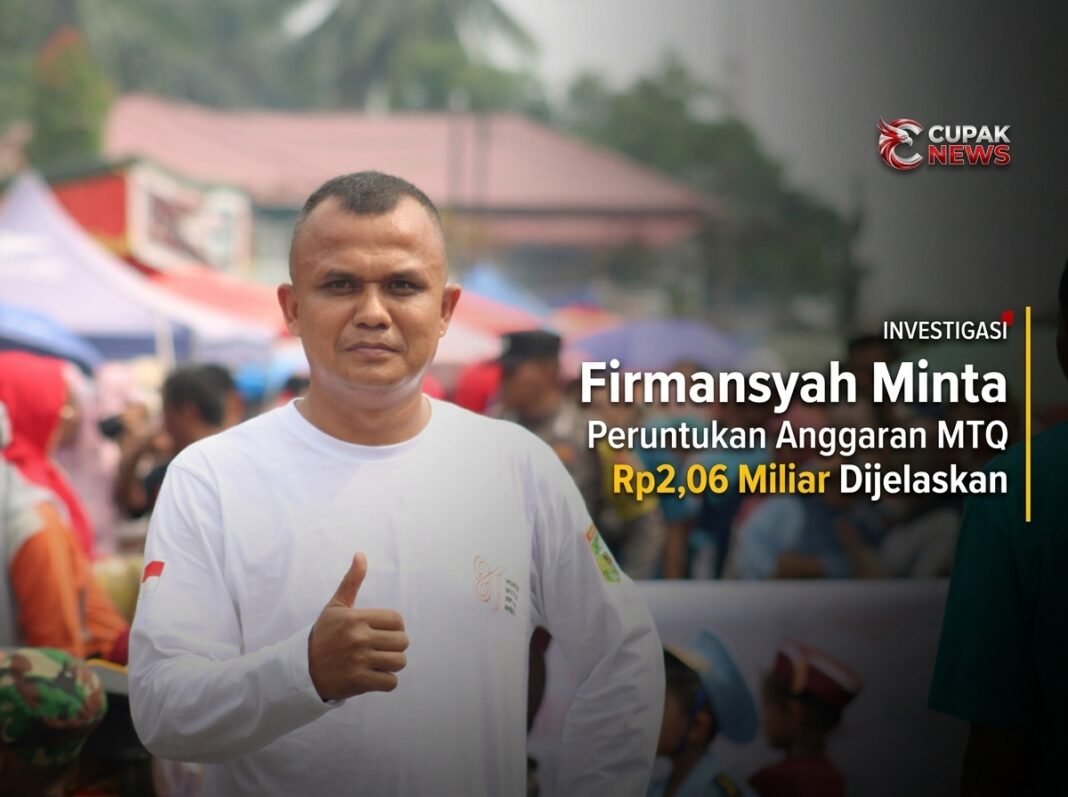Tanggapan Firmansyah mengenai peruntukan anggaran MTQ Kabupaten Solok 2026