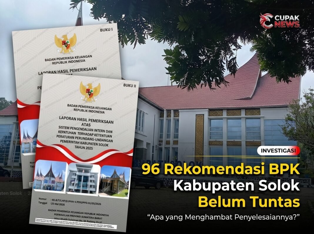 Dokumen LHP BPK dan pemantauan tindak lanjut rekomendasi Pemerintah Kabupaten Solok